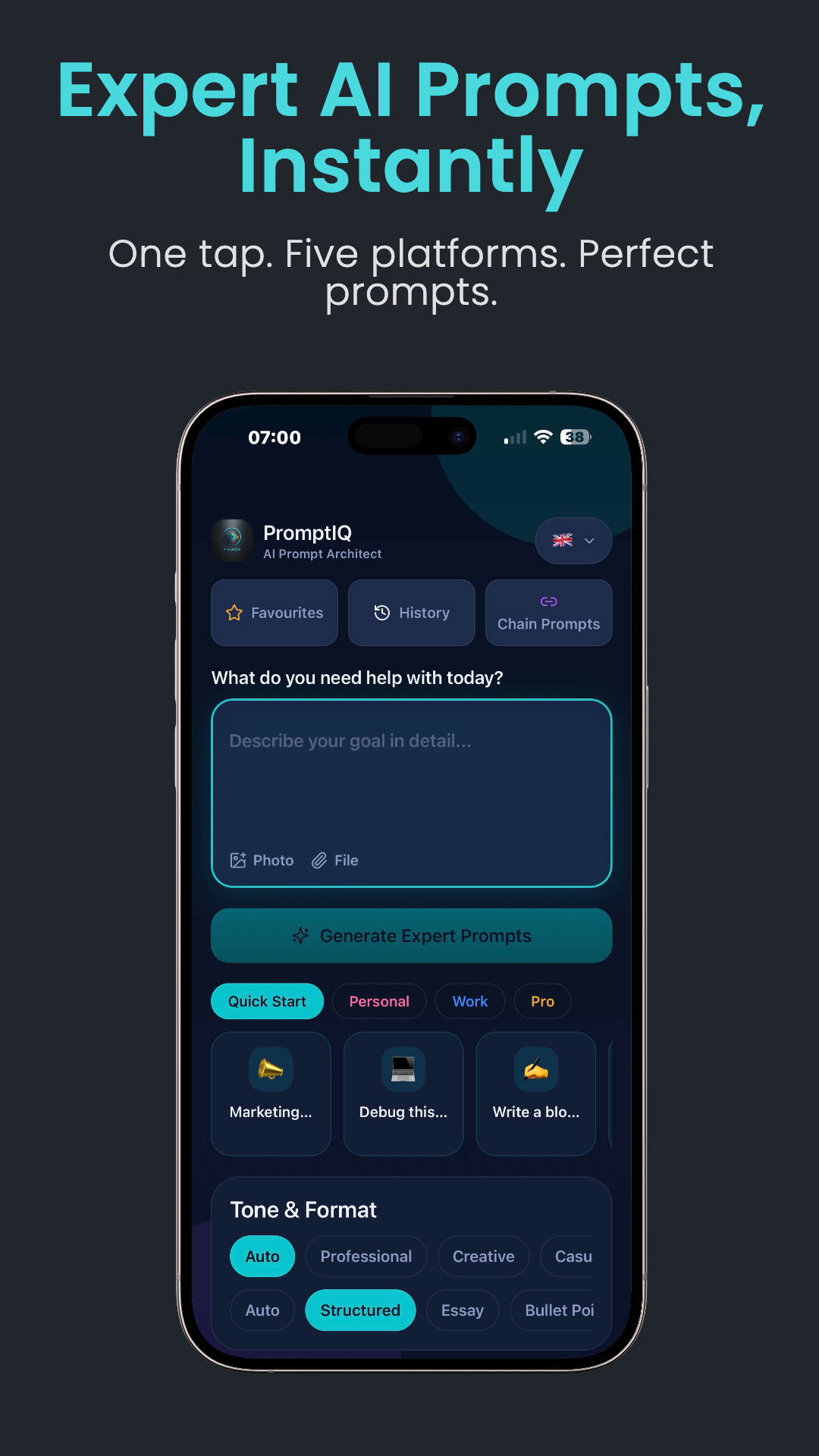 Expert AI Prompts, Instantly